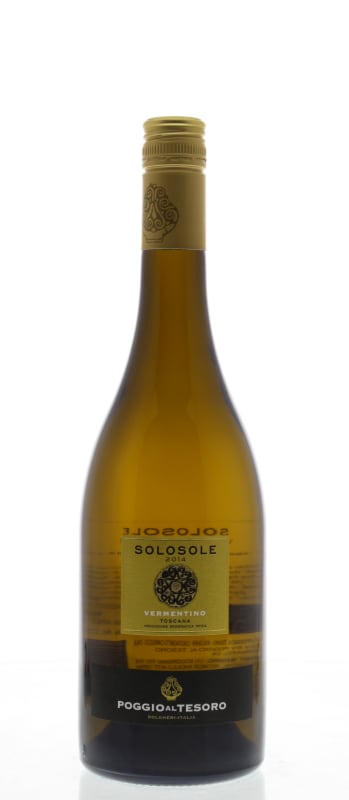 Poggio al Tesoro Solosole Bolgheri Vermentino 2014 Front Bottle Shot