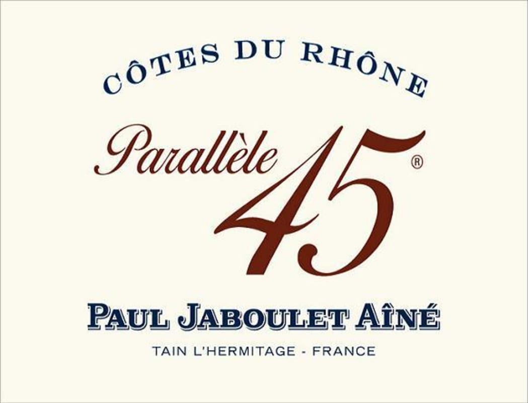 Jaboulet Parallele 45 Blanc 2009 Front Label