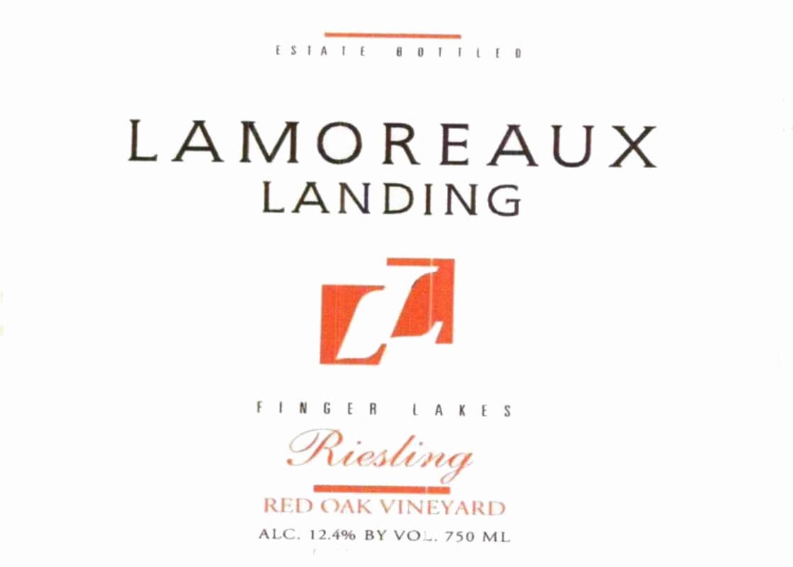 Lamoreaux Landing Red Oak Vineyard Riesling 2011 Front Label