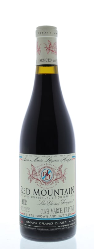 Hedges Family Estate DLD Les Gosses Vineyard Cuvee Marcel 2012 Front Bottle Shot