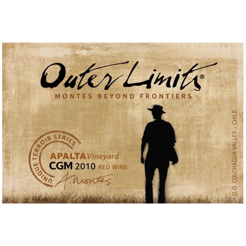 Montes Outer Limits Apalta Vineyard 2010 Front Label