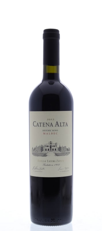 Catena Alta Malbec 2012 Front Bottle Shot