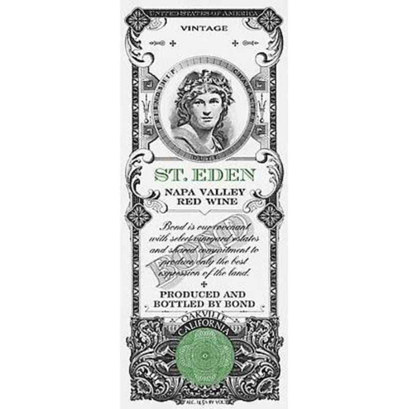 Bond St. Eden (375ML half-bottle) 2010 Front Label