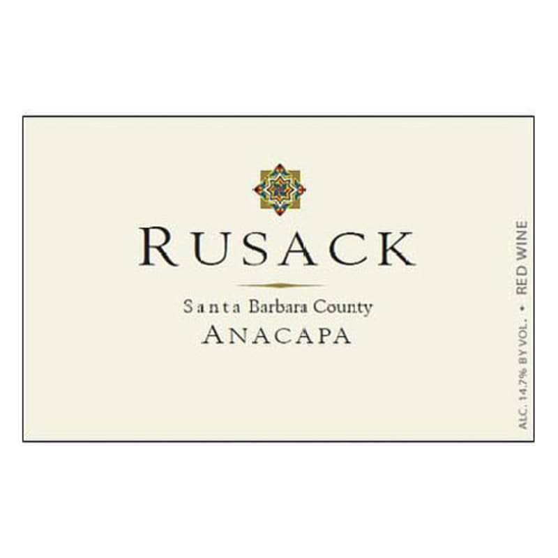 Rusack Anacapa 2012 Front Label
