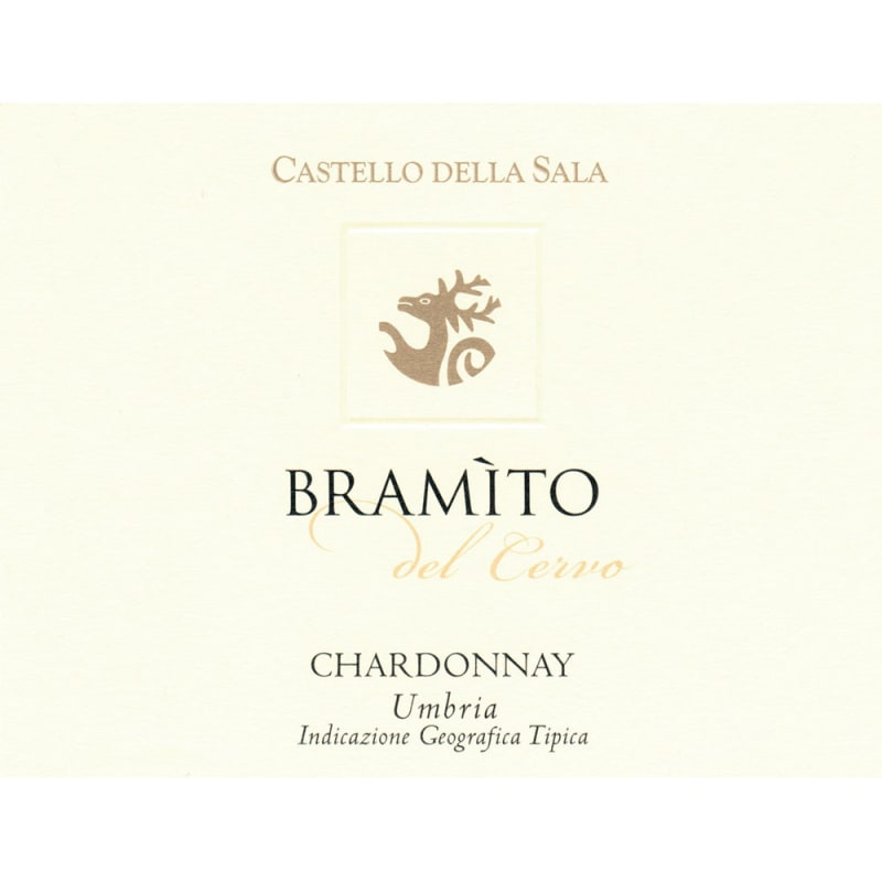 Marchesi Antinori Castello della Sala Bramito Chardonnay 2014 Front Label