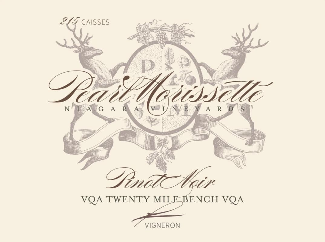 Pearl Morissette Pinot Noir 2012 Front Label