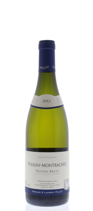 Domaine Fernand & Laurent Pillot Puligny Montrachet Noyers Brets 2013 Front Bottle Shot