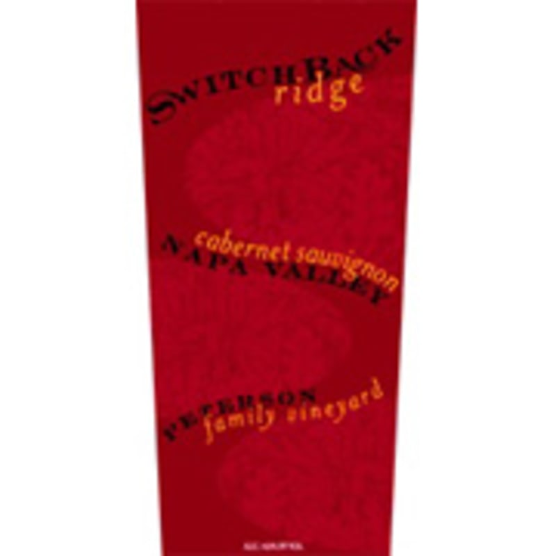 Switchback Ridge Peterson Family Vineyard Cabernet Sauvignon 2002 Front Label