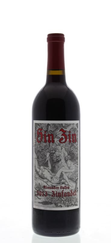 Alexander Valley Vineyards Sin Zin Zinfandel 2013 Front Bottle Shot
