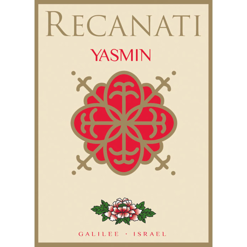 Recanati Yasmin Red Blend (OU Kosher) 2014 Front Label