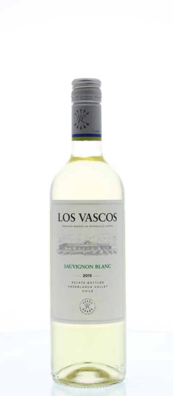 Los Vascos Sauvignon Blanc 2015 Front Bottle Shot