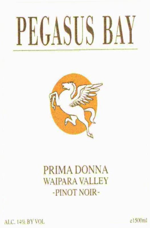 Pegasus Bay Prima Donna Pinot Noir 2004 Front Label