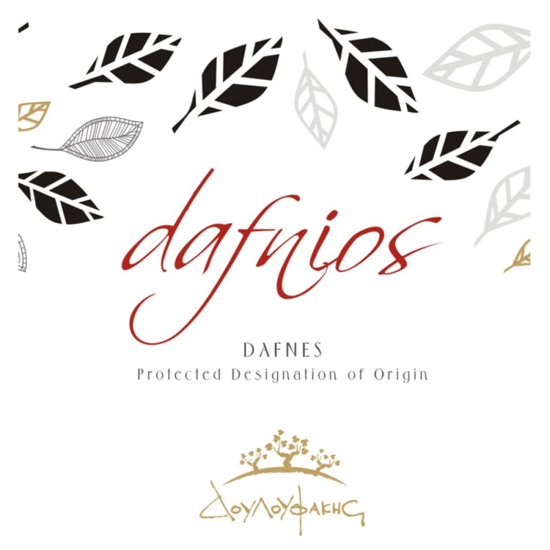 Douloufakis Dafnios Red 2012 Front Label