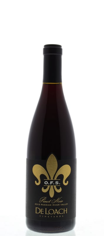 DeLoach O.F.S. Pinot Noir 2012 Front Bottle Shot