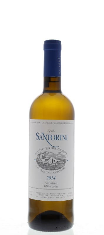 Sigalas Aa Santorini Assyrtiko-Athiri 2014 Front Bottle Shot
