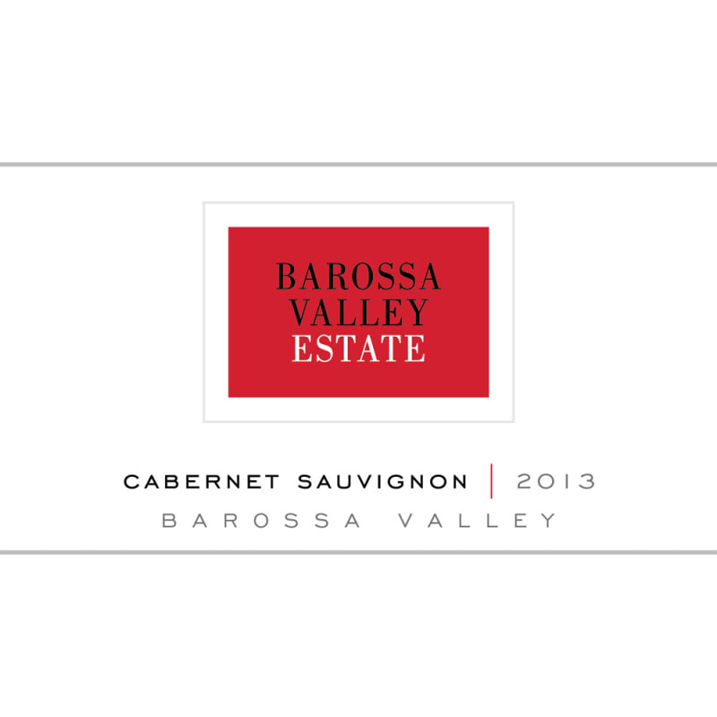Barossa Valley Estate Cabernet Sauvignon 2013 Front Label