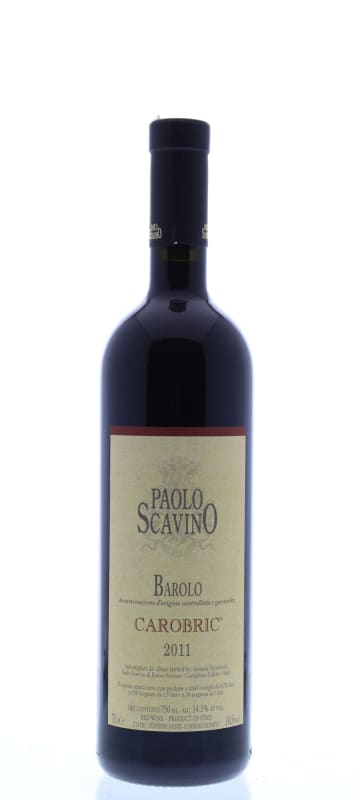 Paolo Scavino Barolo Carobric 2011 Front Bottle Shot