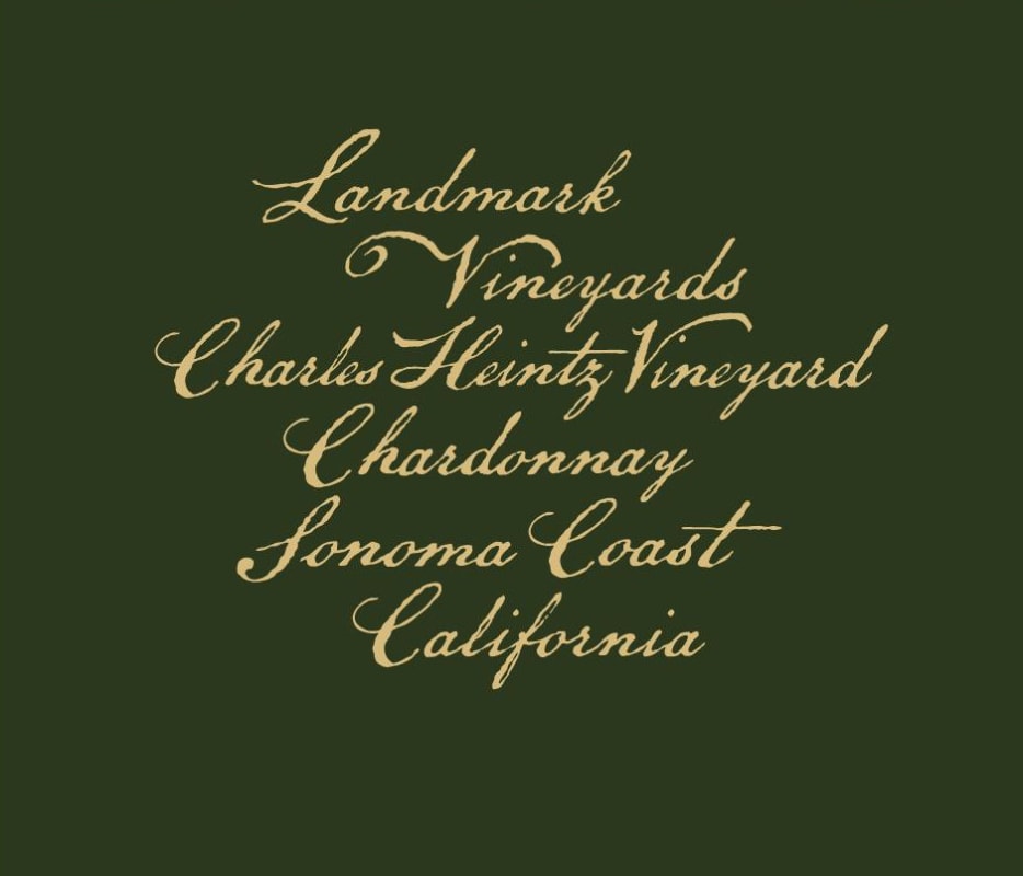 Landmark Charles Heintz Vineyard Chardonnay 2013 Front Label