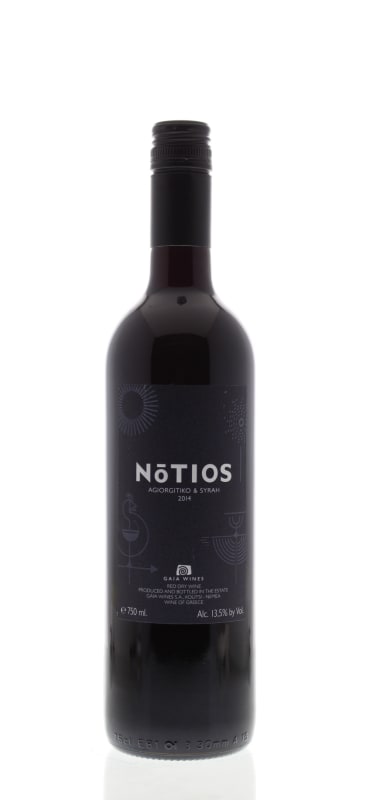 Gaia Notios Red 2014 Front Bottle Shot