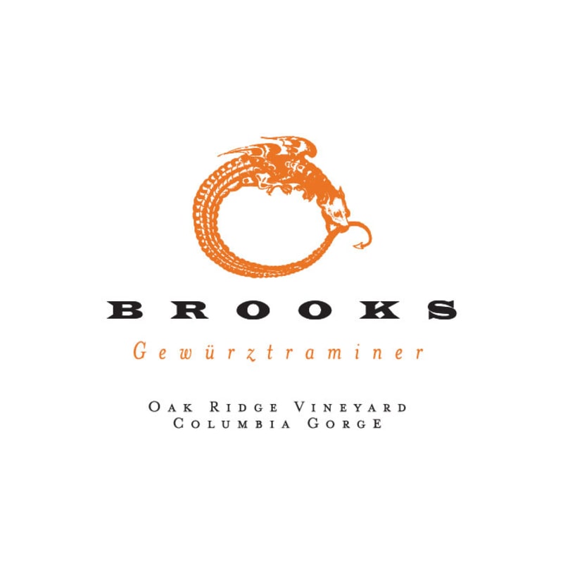 Brooks Oak Ridge Vineyard Gewurztraminer 2012 Front Label