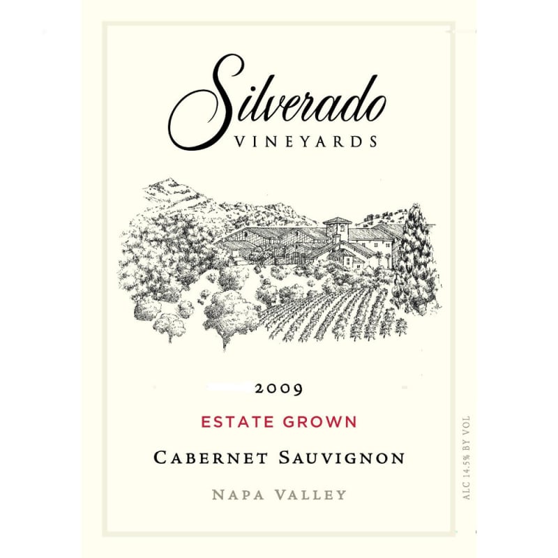Silverado Cabernet Sauvignon (3 Liter Bottle) 2009 Front Label
