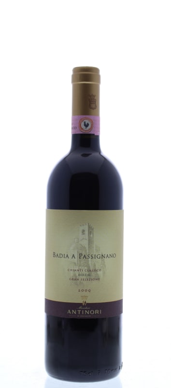 Marchesi Antinori Badia a Passignano Chianti Classico Gran Selezione 2009 Front Bottle Shot