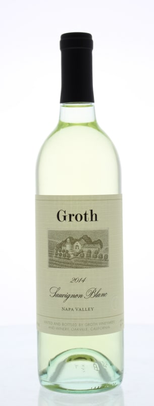 Groth Napa Valley Sauvignon Blanc 2014 Front Bottle Shot
