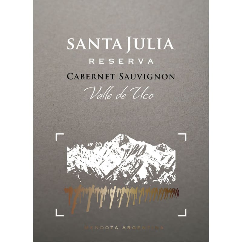 Santa Julia Reserva Cabernet Sauvignon 2011 Front Label