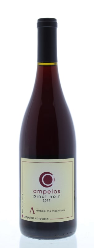 Ampelos Cellars Lambda Pinot Noir 2011 Front Bottle Shot