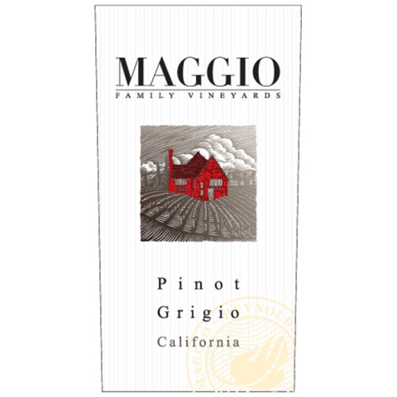 Maggio Family Vineyards Pinot Grigio 2013 Front Label