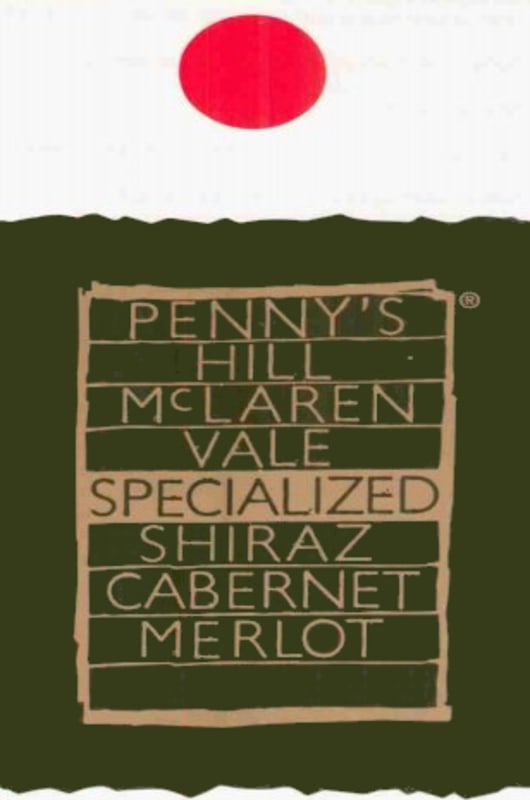 Penny's Hill Specialized Shiraz Cabernet Merlot 2008 Front Label