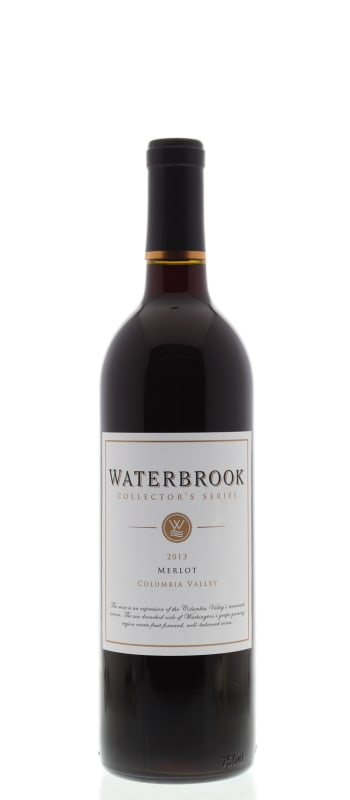 Waterbrook Collector's Series Merlot 2013 Front Bottle Shot