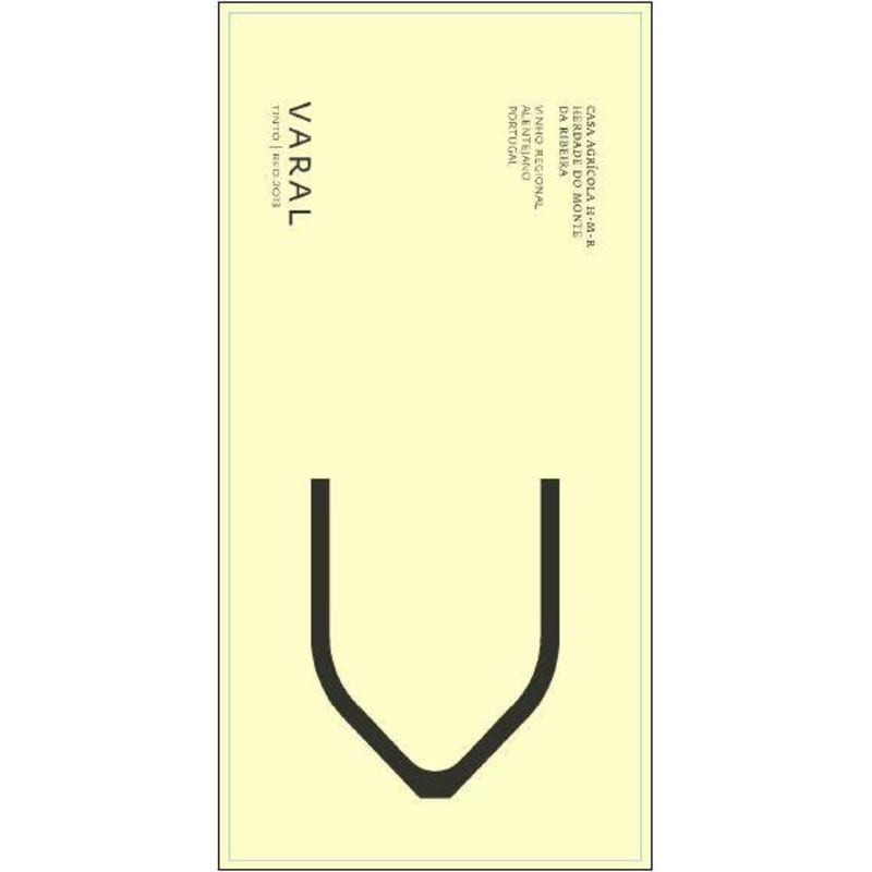 Herdade Do Monte De Ribeira Varal Red 2013 Front Label