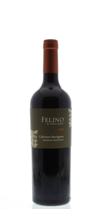 Vina Cobos Felino Cabernet Sauvignon 2013 Front Bottle Shot