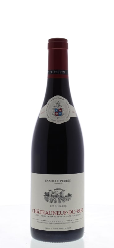 Famille Perrin Chateauneuf-du-Pape Les Sinards 2012 Front Bottle Shot