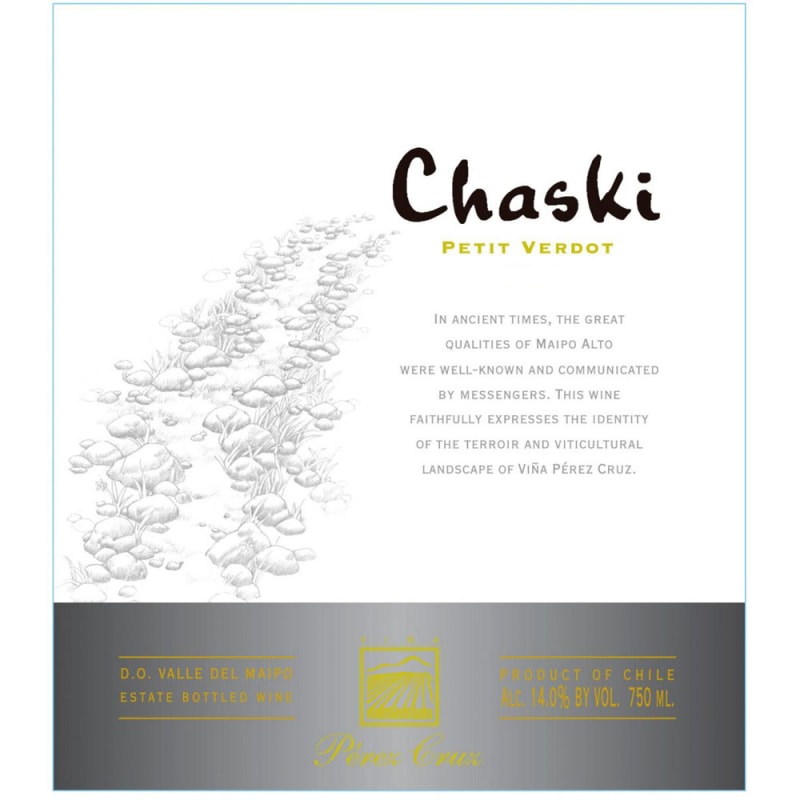 Perez Cruz Chaski Petit Verdot 2011 Front Label