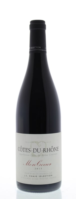 Jean-Louis Chave Selection Cotes-du-Rhone Mon Coeur 2013 Front Bottle Shot