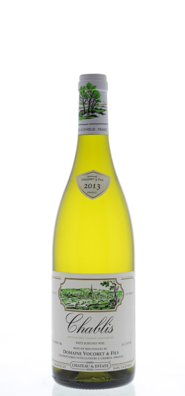 Vocoret Chablis 2013 Front Bottle Shot