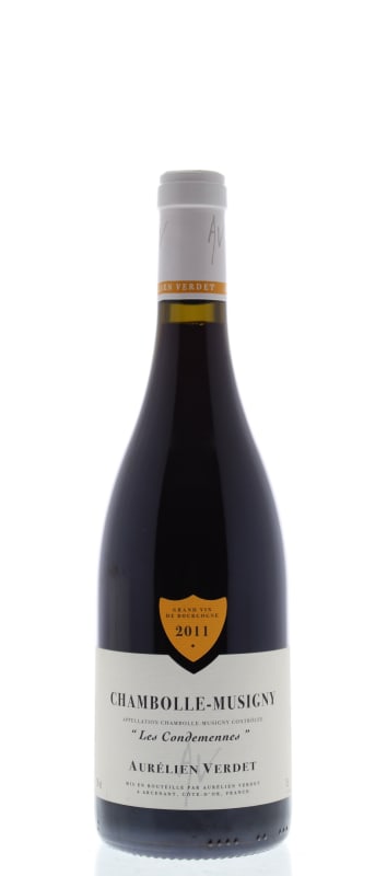 Aurelien Verdet Chambolle Musigny Les Condemennes 2011 Front Bottle Shot
