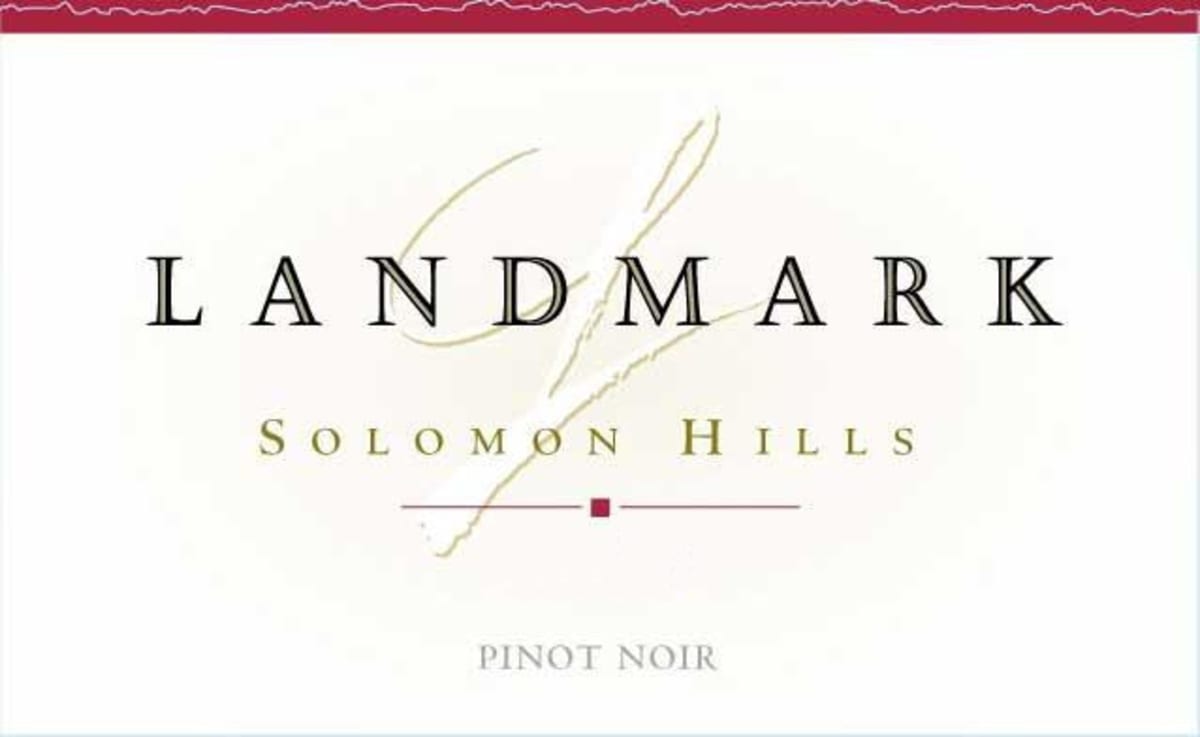Landmark Solomon Hills Vineyard Pinot Noir 2008 Front Label