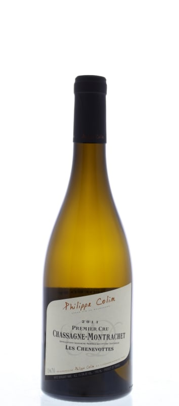 Philippe Colin Chassagne-Montrachet Les Chenevottes Premier Cru 2011 Front Bottle Shot