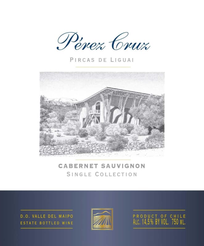 Perez Cruz Pircas de Liguai Single Collection Cabernet Sauvignon 2013 Front Label