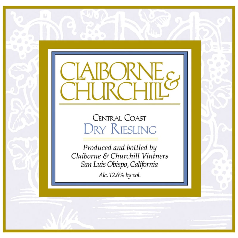 Claiborne & Churchill Dry Riesling 2014 Front Label