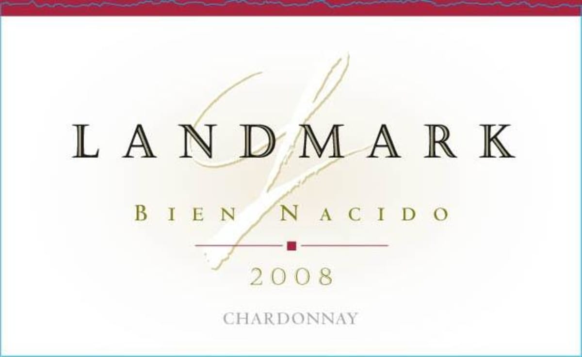 Landmark Bien Nacido Vineyard Chardonnay 2008 Front Label