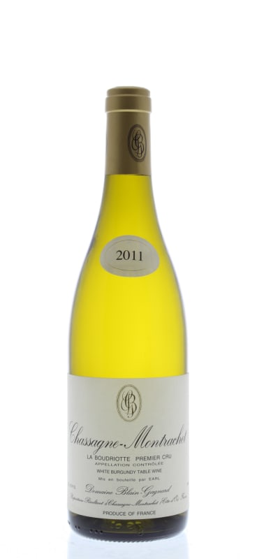 Domaine Blain-Gagnard Chassagne-Montrachet La Boudriotte Premier Cru 2011 Front Bottle Shot