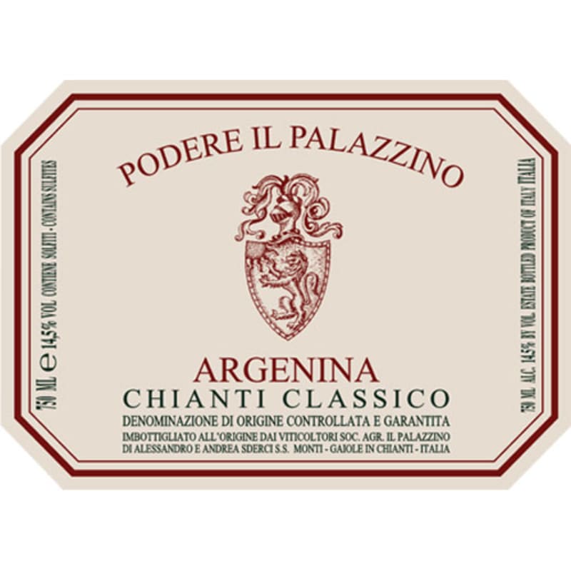 Podere Il Palazzino Chianti Classico Argenina 2011 Front Label