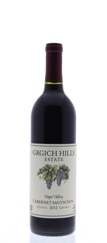 Grgich Hills Estate Cabernet Sauvignon 2012 Front Bottle Shot