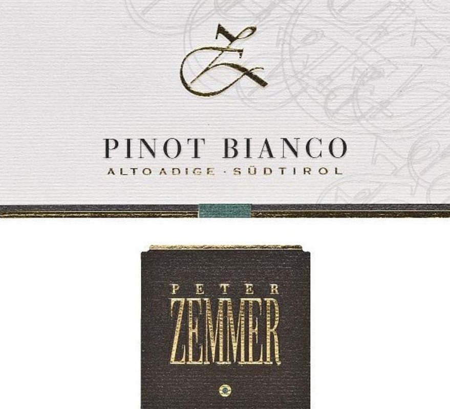 Peter Zemmer Alto Adige - Sudtirol Pinot Bianco 2011 Front Label
