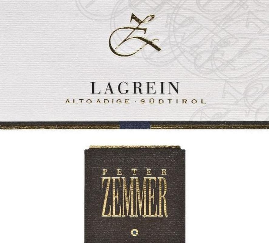 Peter Zemmer Alto Adige - Sudtirol Lagrein 2015 Front Label