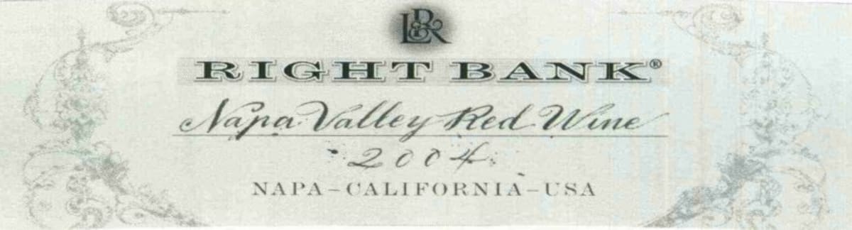 Lang & Reed Right Bank Red 2004 Front Label